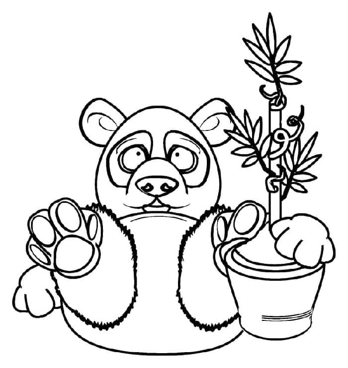 Printbare Panda Afbeelding