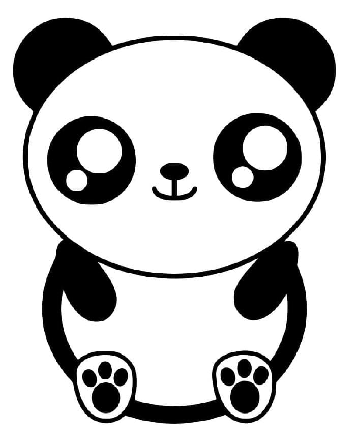 Printbare Panda