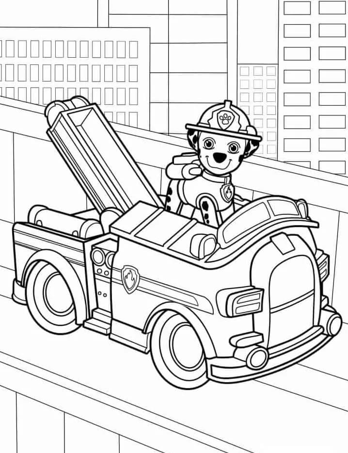 Printbare Paw Patrol voor Kleuters
