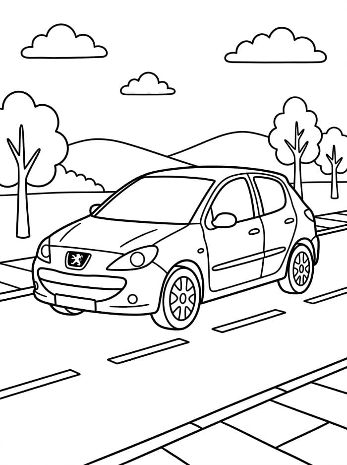 Printbare Peugeot