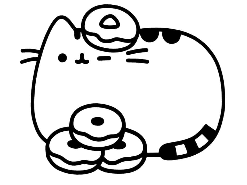 Printbare Pusheen voor Kinderen