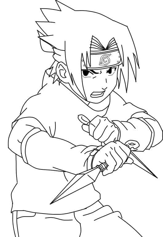Printbare Sasuke afbeelding