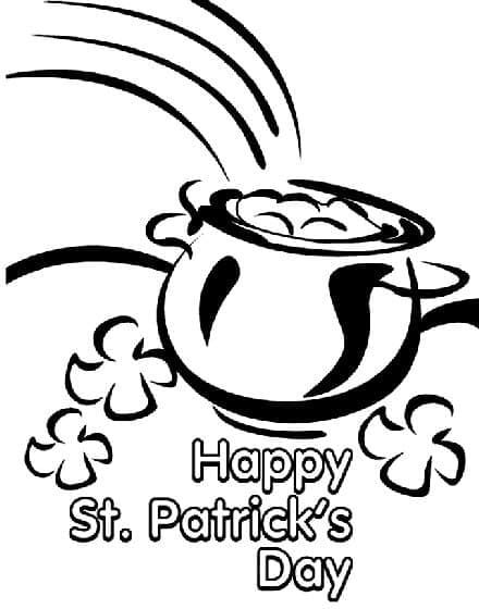 Printbare St. Patrick's Day voor kinderen
