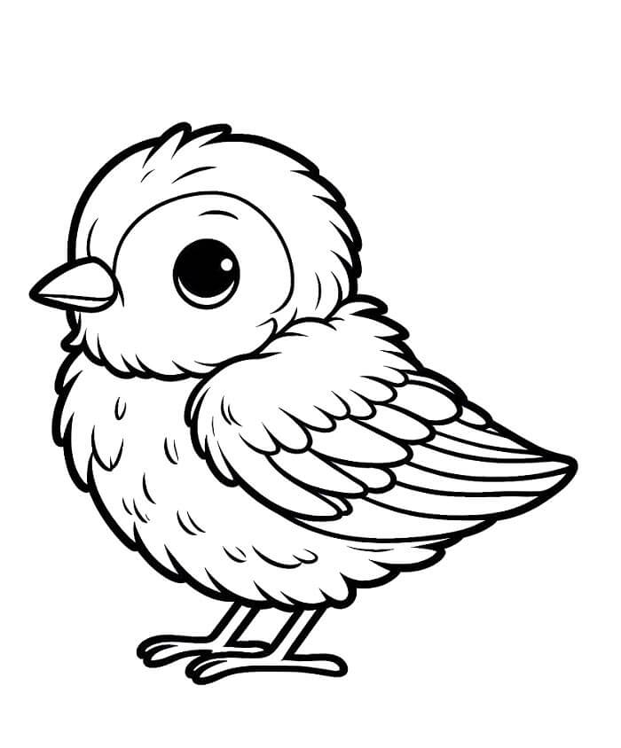 Printbare Vogel voor Kleuters
