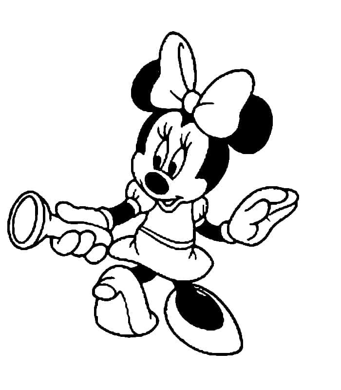 Printbare afbeelding van Minnie Mouse