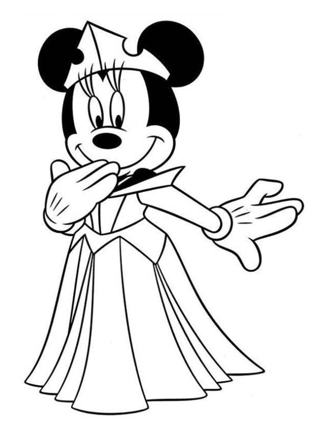 Printbare gratis Minnie Mouse