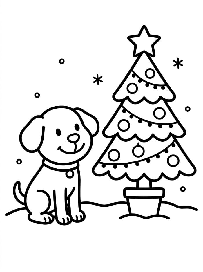 Printbare kerstboom