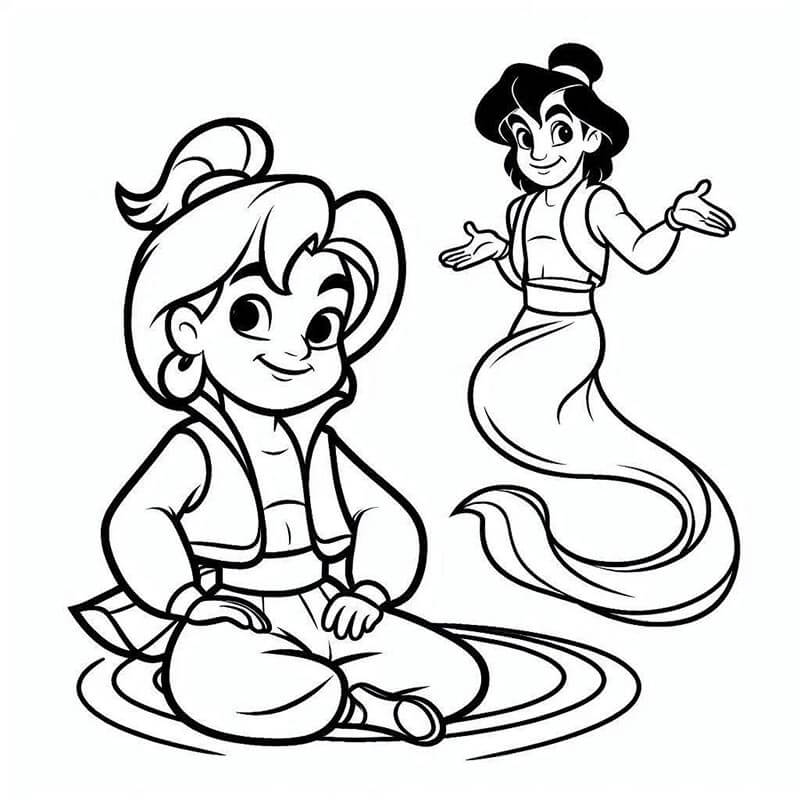 Printvriendelijke Aladdin