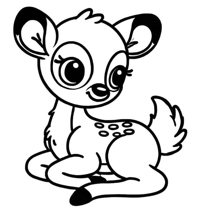 Printvriendelijke Bambi