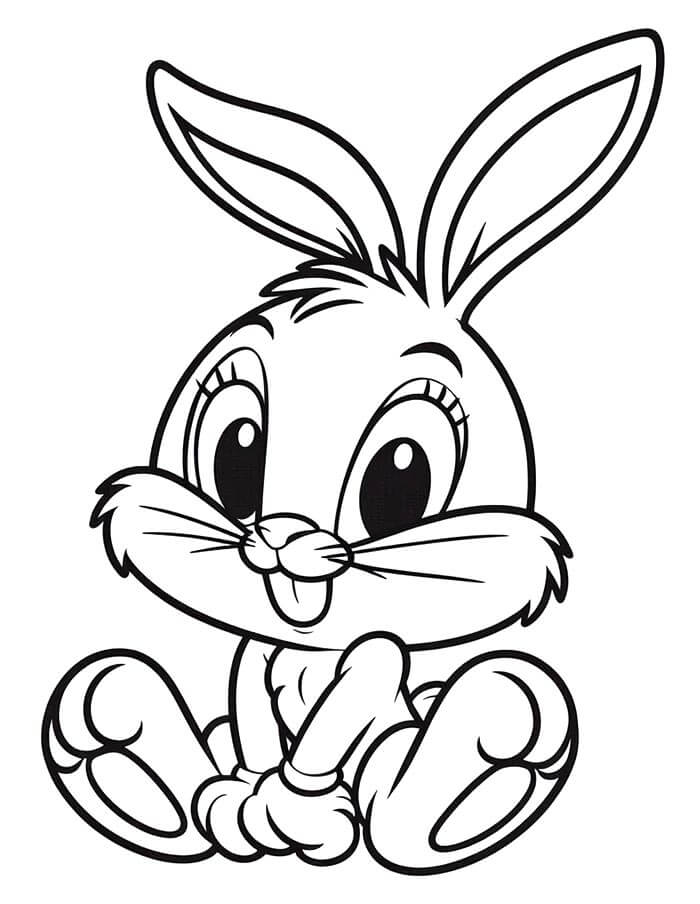Printvriendelijke Bugs Bunny