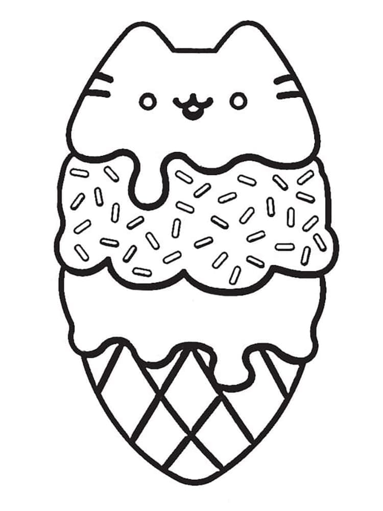 Pusheen Gratis Afdrukbaar