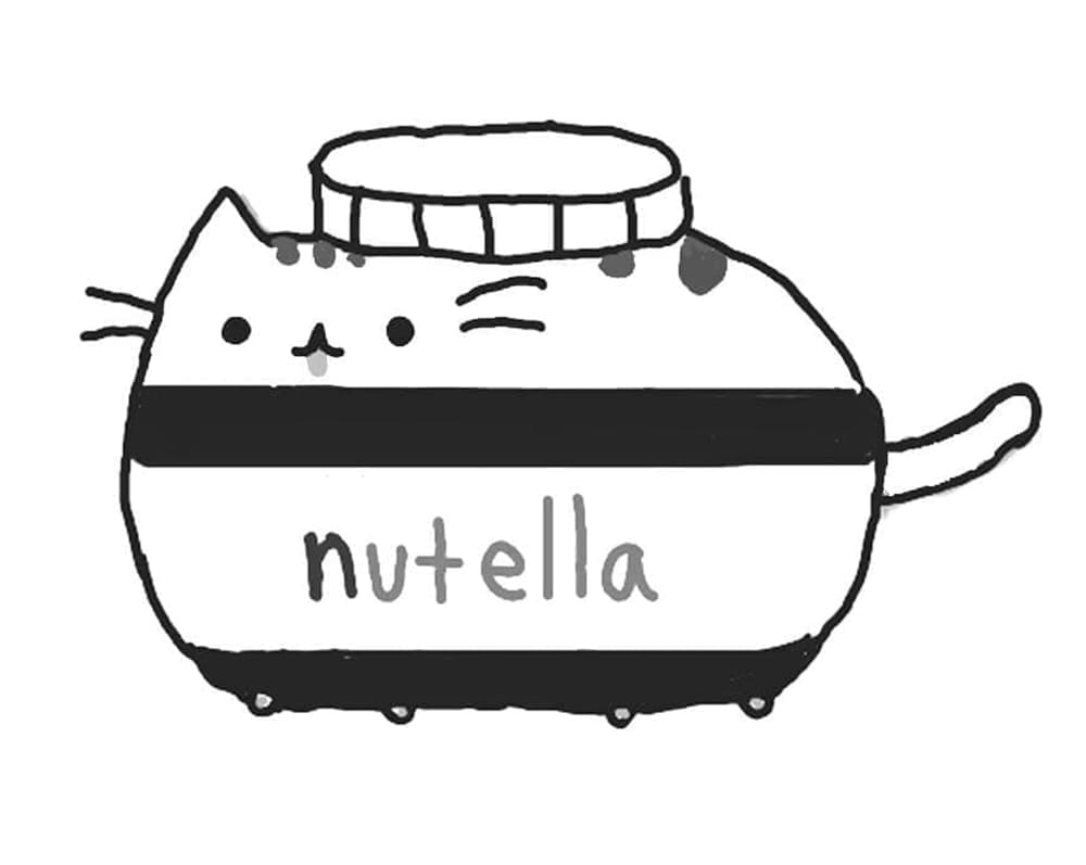 Pusheen om te Printen