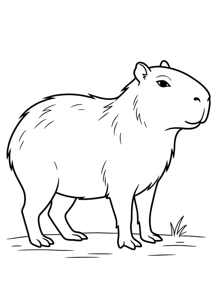 Realistische Capibara