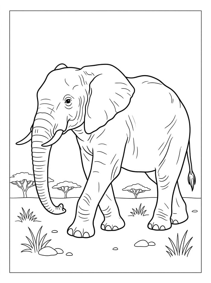 Realistische Olifant
