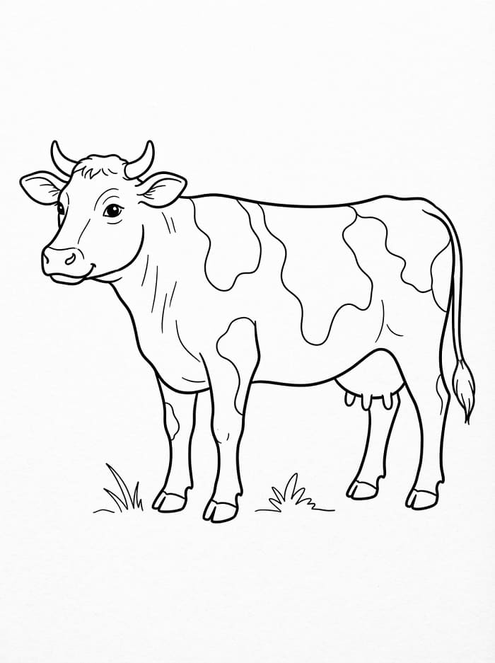 Realistische koe