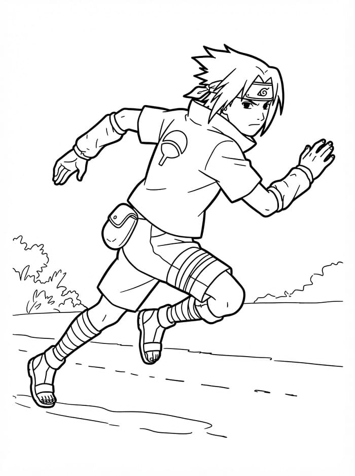 Rennende Sasuke