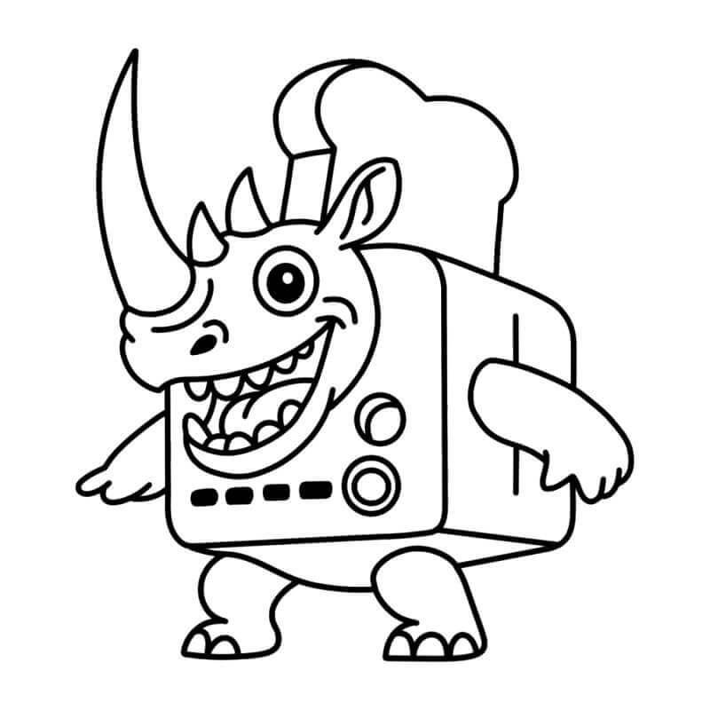 Rhino Toasterino Italian Brainrot