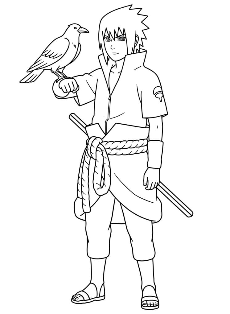 Sasuke en kraai
