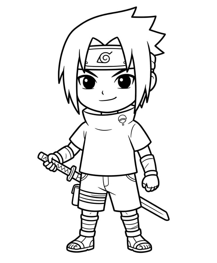 Sasuke om te printen