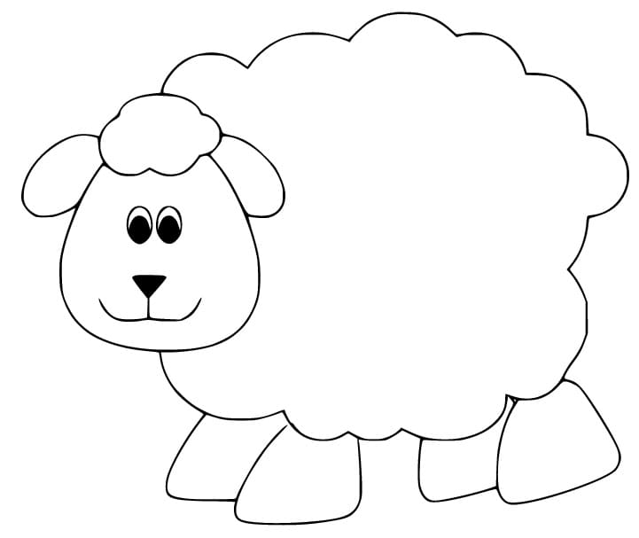 Schaap voor kinderen van 1 jaar
