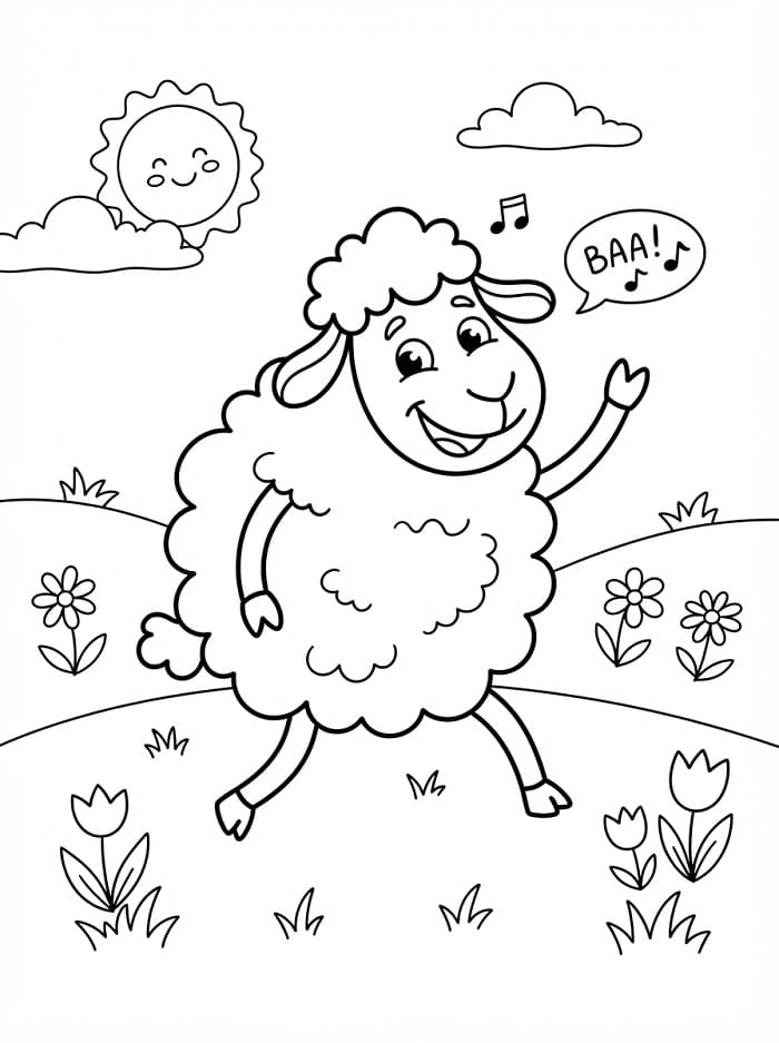 Schattig schaap