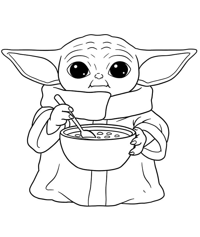 Schattige Baby Yoda
