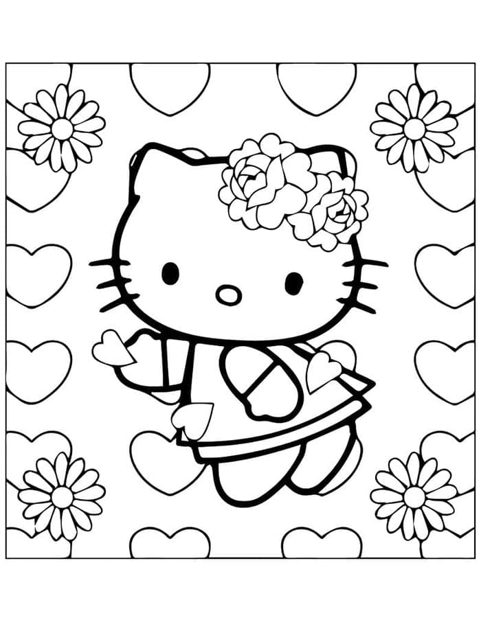 Schattige Cartoon Hello Kitty