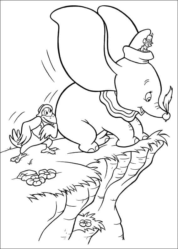Schattige Dumbo