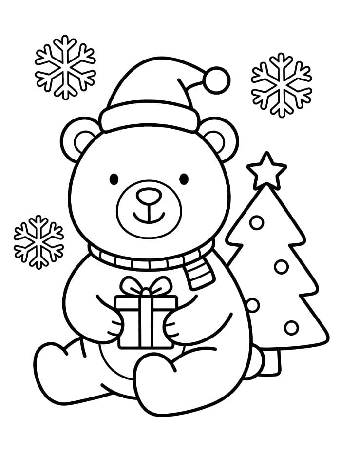 Schattige Kerstbeer
