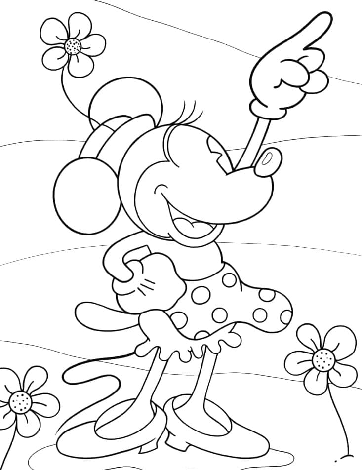 Schattige Minnie Mouse
