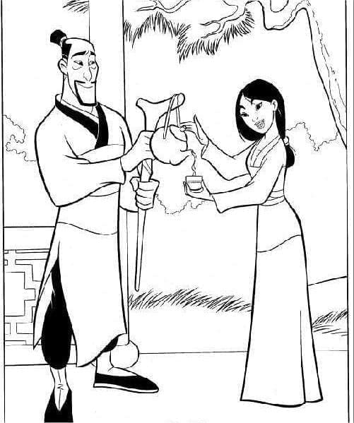Schattige Mulan
