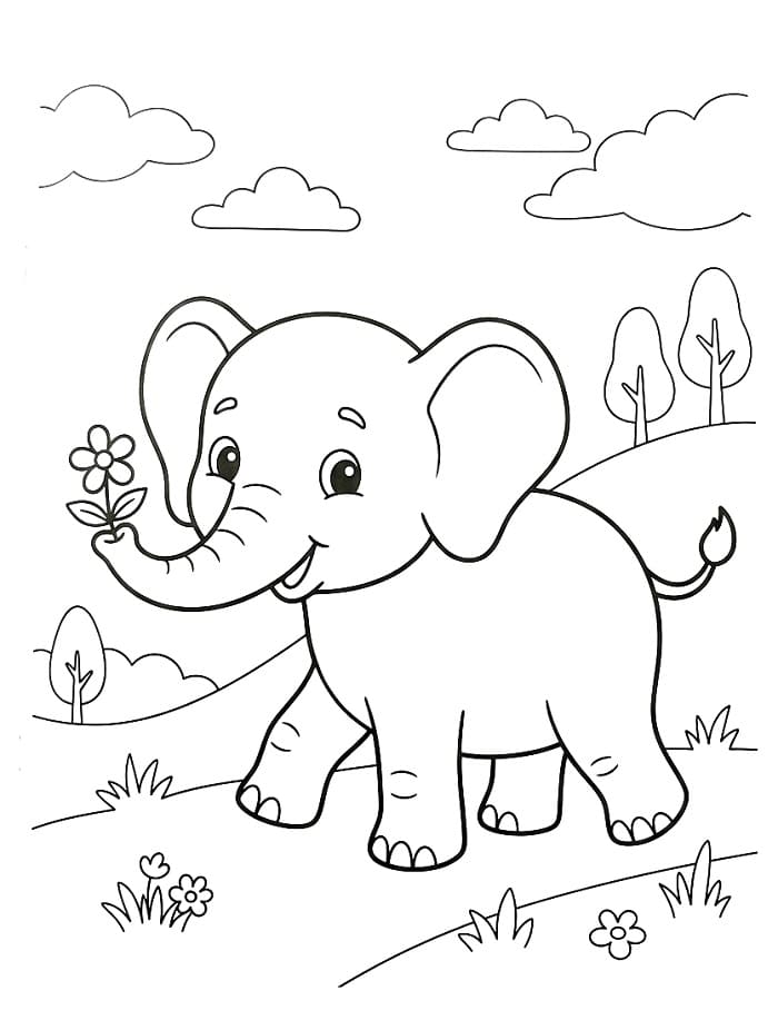 Schattige Olifant