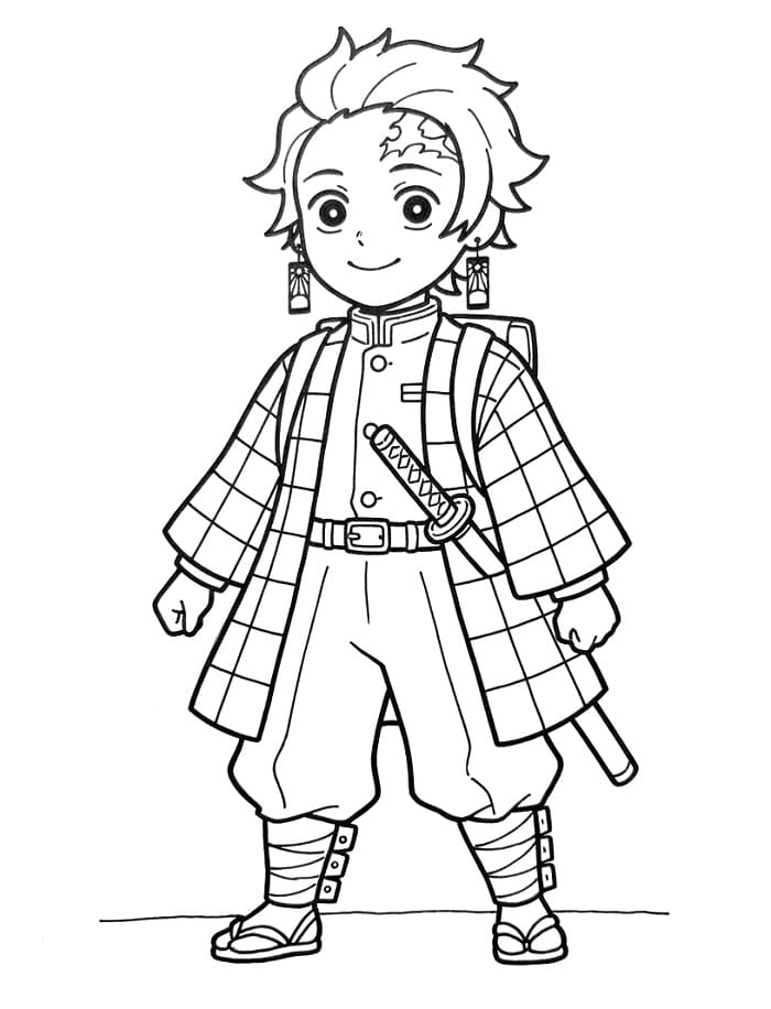Schattige Tanjiro