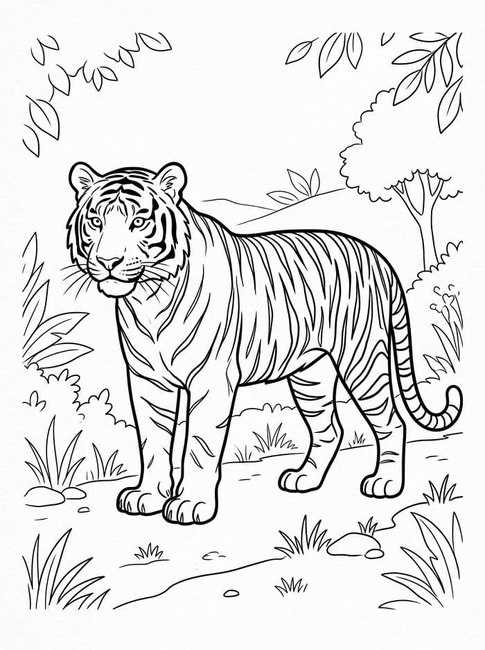 Schattige Tijger