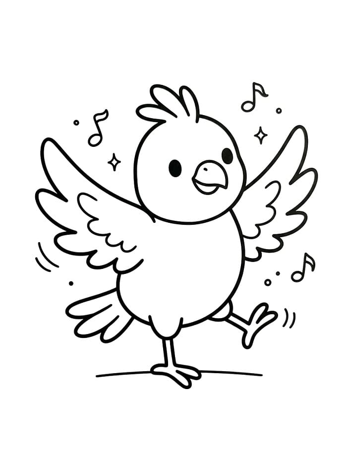 Schattige Vogel