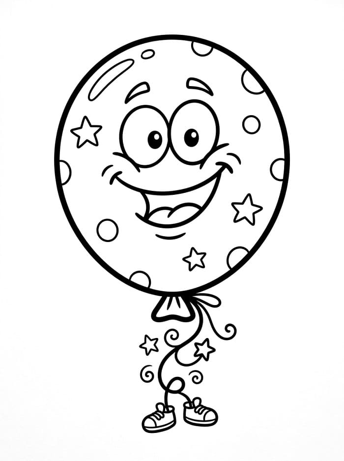 Schattige ballon