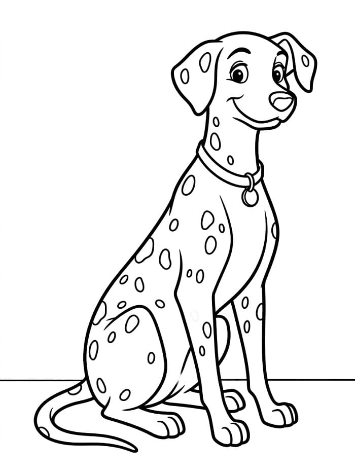 Schattige hond uit 101 Dalmatiërs