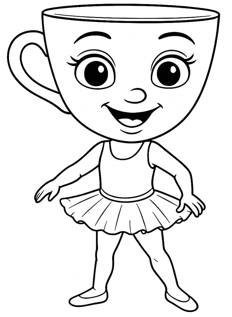 Simpele Ballerina Cappuccina