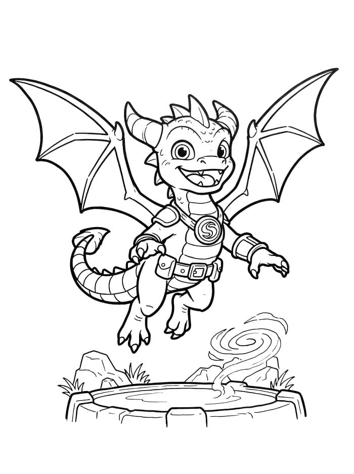 Skylanders kleurplaat