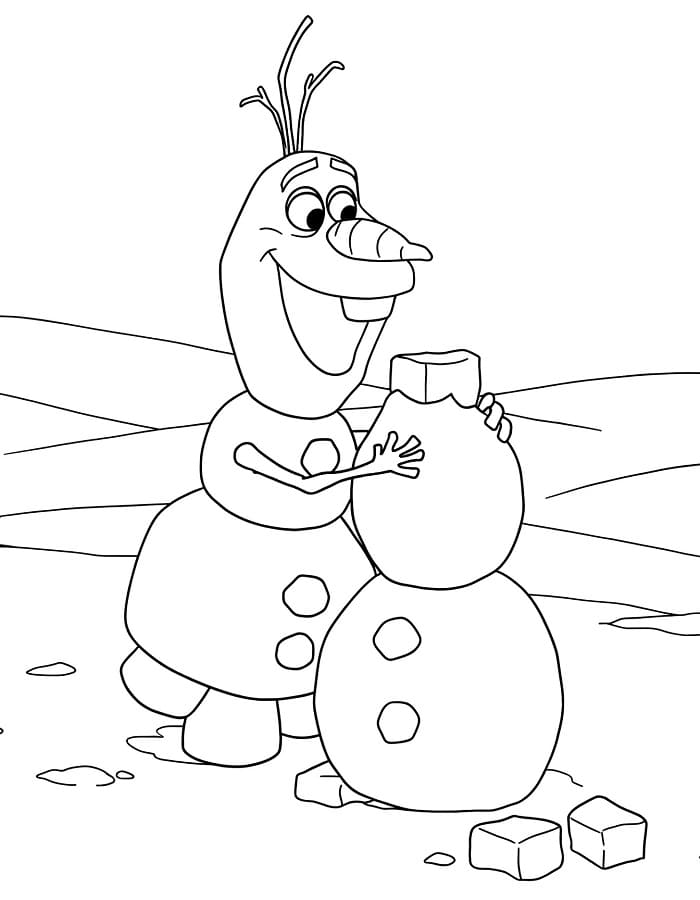 Sneeuwpop Olaf