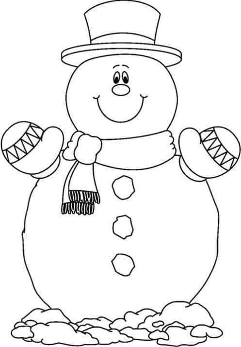 Sneeuwpop afbeelding