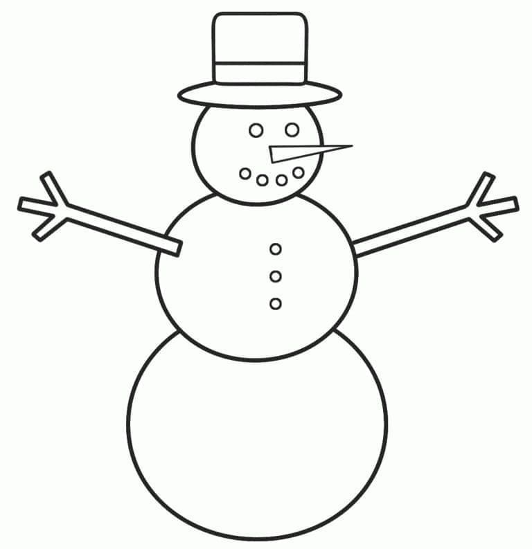 Sneeuwpop voor gratis gebruik