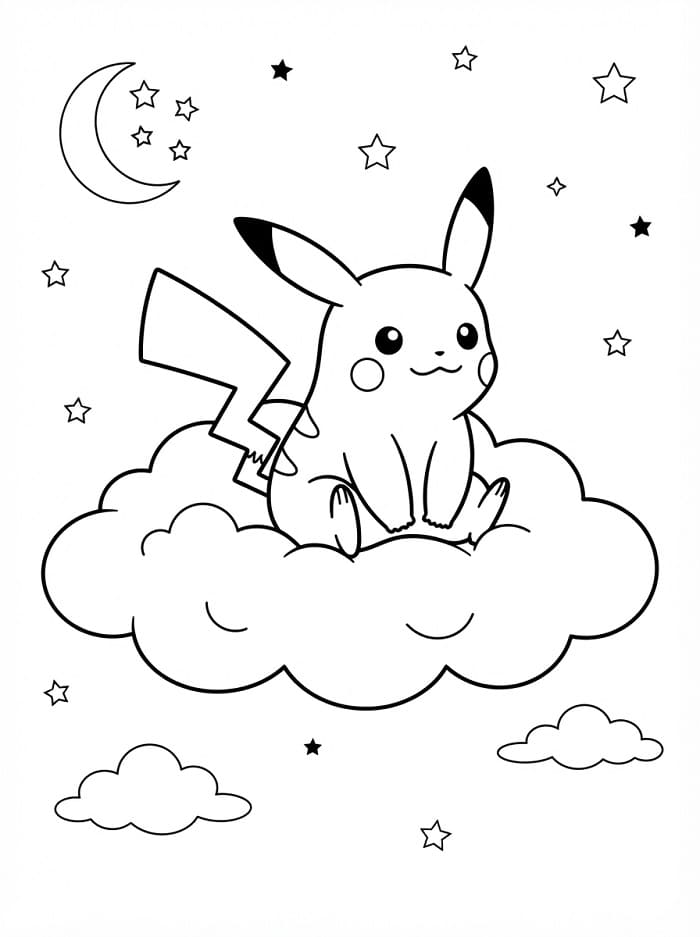 Snoezige Pikachu