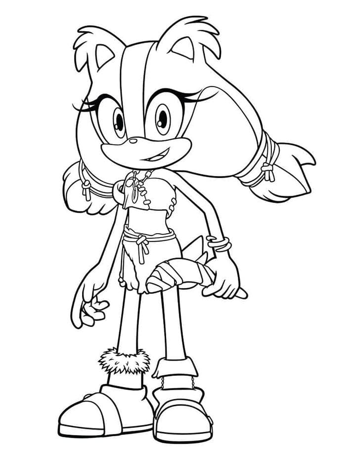 Sonic afdrukbaar voor kinderen
