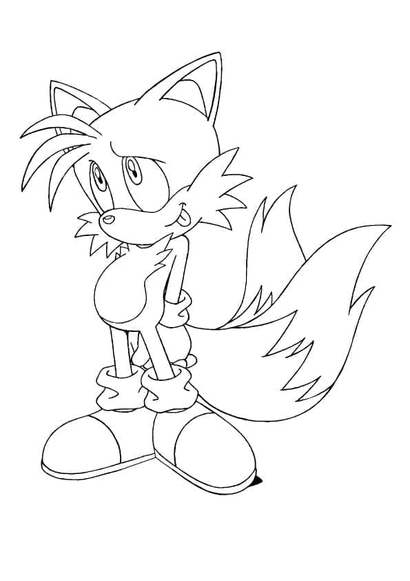 Sonic afdrukbare afbeelding