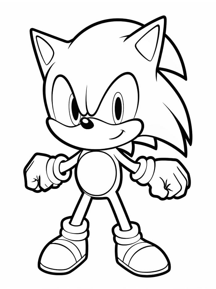 Sonic gratis printbaar