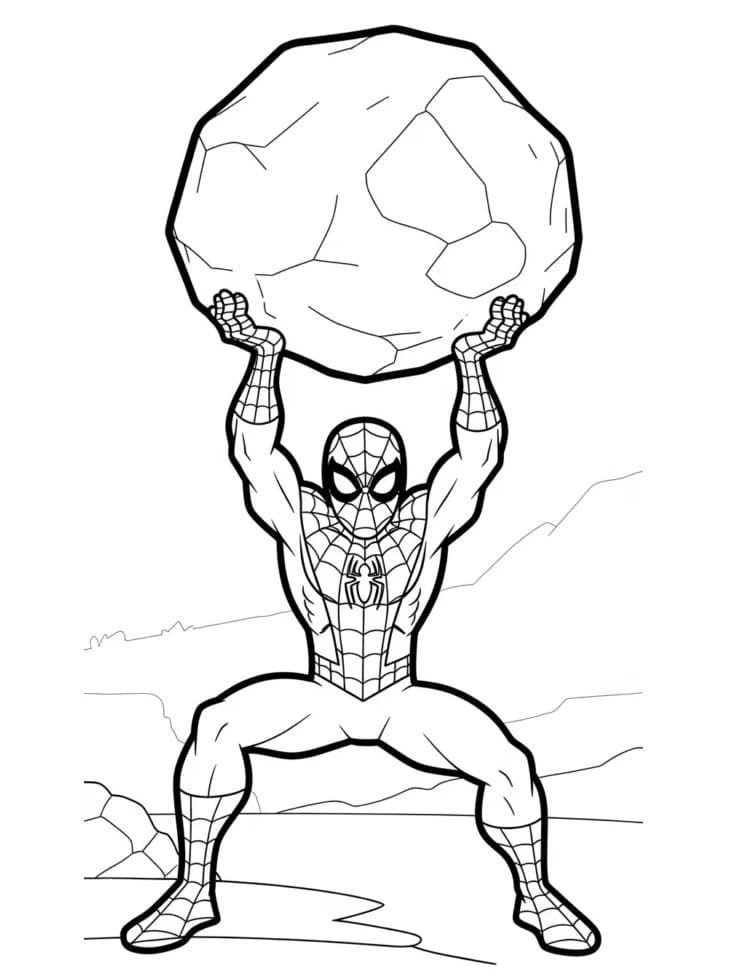 Spiderman in actie