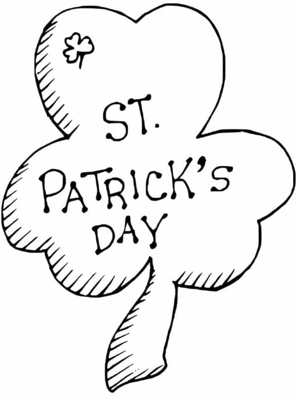 St. Patrick's Day gratis te printen