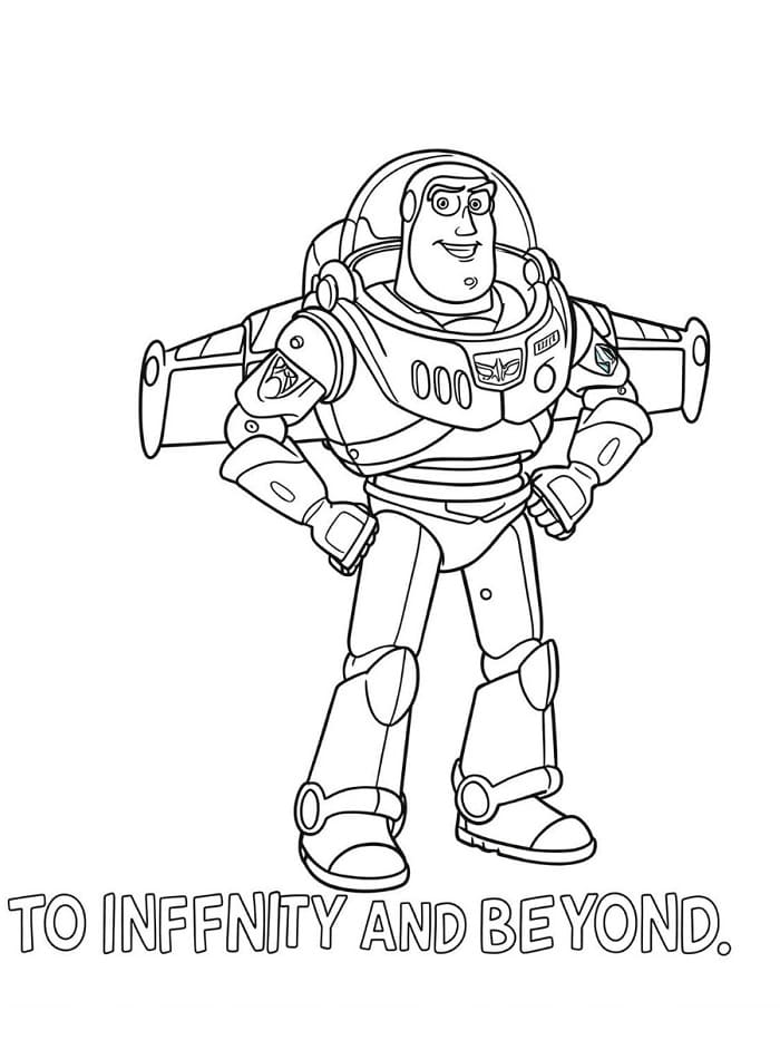 Staande Buzz Lightyear