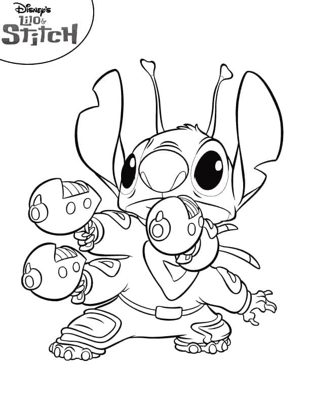 Stitch in Actie